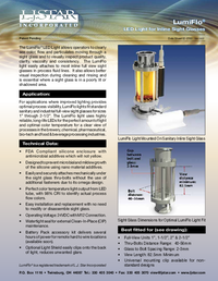 Thumbnail of document Data Sheet - LumiFlo® LED Light for Inline Sight Glasses